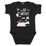 Matching Parent & Baby Set - The Brave - Black bodysuit