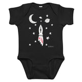 Matching Parent & Baby Set (Women's) - The Blastoff - Black bodysuit