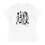 Matching Parent & Baby Set (Women's) - The Cactus Garden - White women's tee